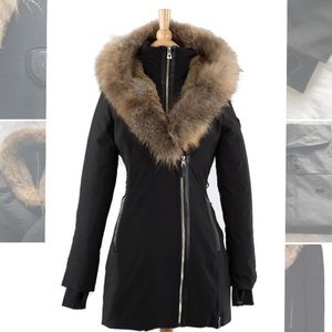 Like New Rudsak Toronto Parka/Coat with Real Fur hood - Size M